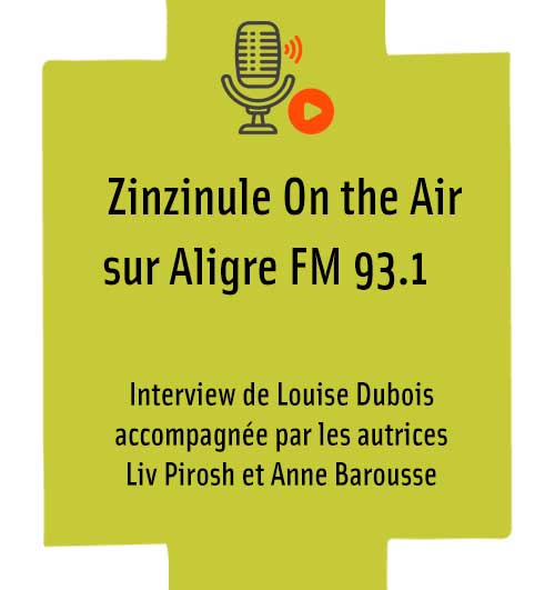 Zinzinule Editions sur aligre FM