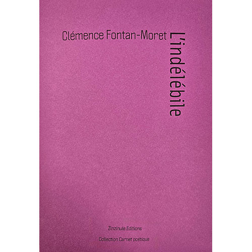 L'indélébile - poésie et photographie de Clémence Fontan-Moret