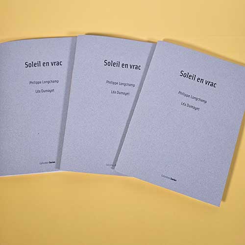 livre d'artiste soleil en vrac