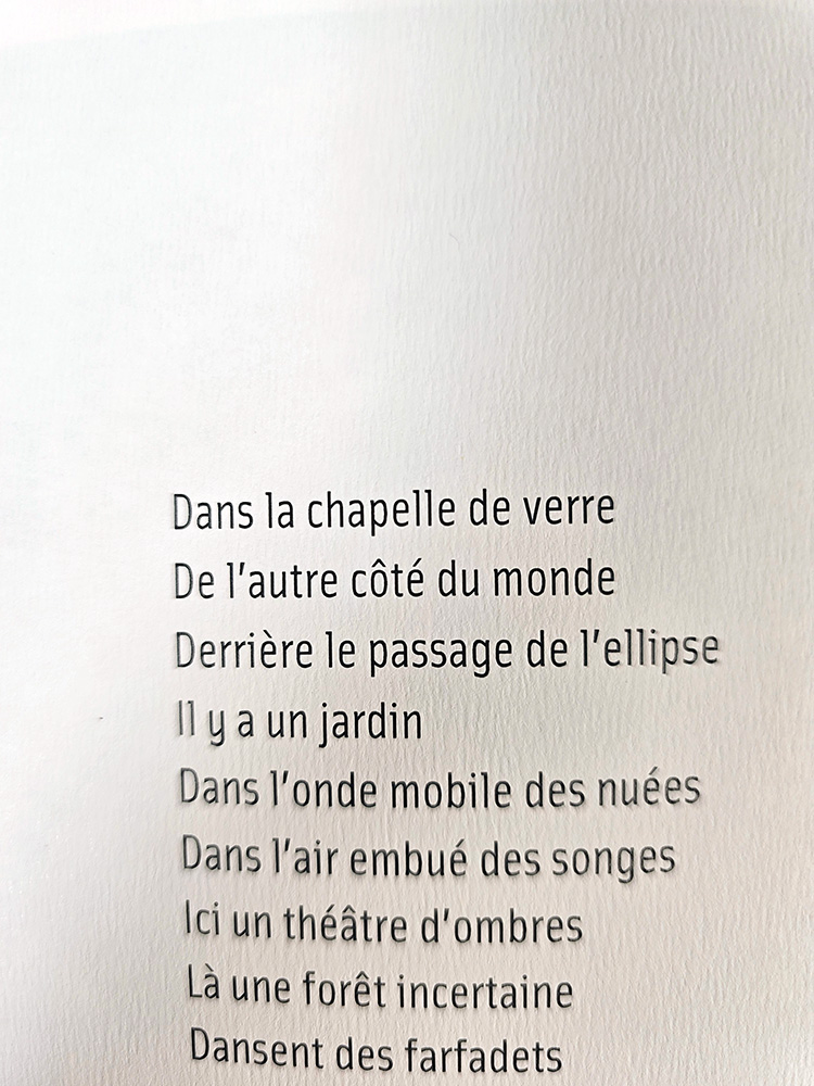 un jardin incertain poésie